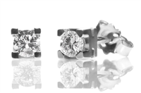 Orecchini Promesse Donna in Oro bianco Diamante OPPX012 - OPPX012